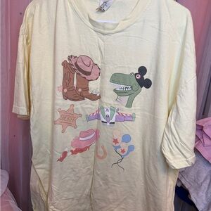 Adult Yellow Toy Story T-Shirt